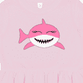 thumbnail image 4 of Inktastic Cute Pink Shark Girls Toddler Dress, 4 of 5