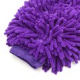 thumbnail image 4 of Guante Chenilla Limpieza Lavado de Coche Morado Largo Doble Cara Microfibra Unique Bargains esponjas y guantes de limpieza automotriz, 4 of 4