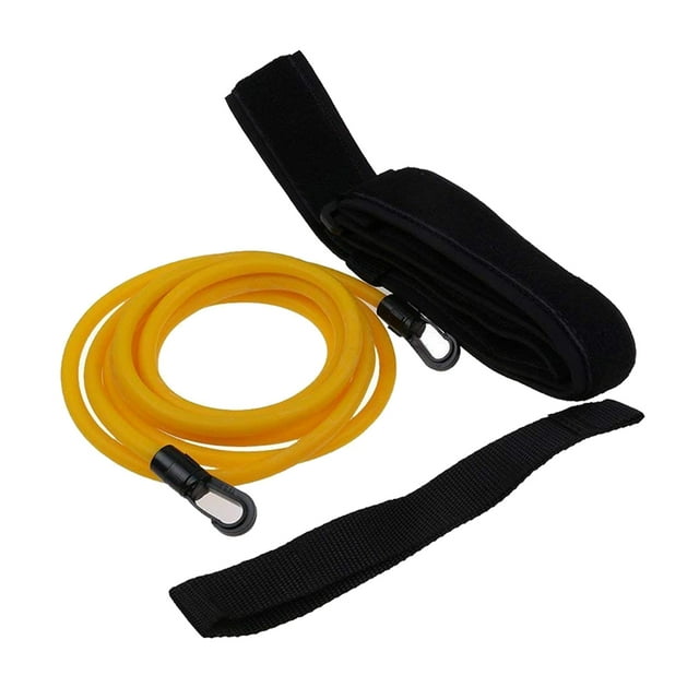 Adjustable Swim Training Belt Resistance Elastic Belt Swimming Safety Training Rope Swimming Resistance Bands Stationary Resistance Training Equipment