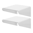 thumbnail image 1 of 2 estantes de pared sin taladro para cámaras de seguridad, enrutadores, monitores de bebé, estantes flotantes adhesivos para decoración del hogar, oficina, dormitorio y baño de plástico., 1 of 5