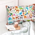 thumbnail image 6 of Disketp Pillow Covers Animals Pattern Throw Pillow Case Cushion Covers,Cushion For Bedroom,Couch,Home-14"X20", 6 of 9