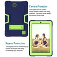 thumbnail image 3 of Goldcherry RCA Cambio 10.1"Case Hybrid Shockproof Rugged Anti-Impact Drop Protection Cover Built with Kickstand For RCA Cambio 10.1" 2018(Model W1013 DK/W101V2 B)(Navy+Green), 3 of 7