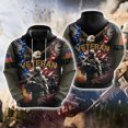 thumbnail image 5 of Sudadera con capucha con estampado 3D de veteranos de EE. UU., ropa para hombre, chándal con bandera de EE. UU., águila, informal, 5 of 5