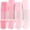 Pink Gradient, variant on PETGLE 100 Pack Rainbow Paper Cups, 9oz Colored Cups Disposable Paper Cups Bulk, Colorful Drinking Cup for Kids Birthday DIY Holiday Party Supplies, 5 Colors
