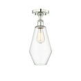 thumbnail image 3 of Innovations Lighting  Cindyrella - 1 Light 7" Semi-Flush Mount Clear/Polished Nickel, 3 of 5
