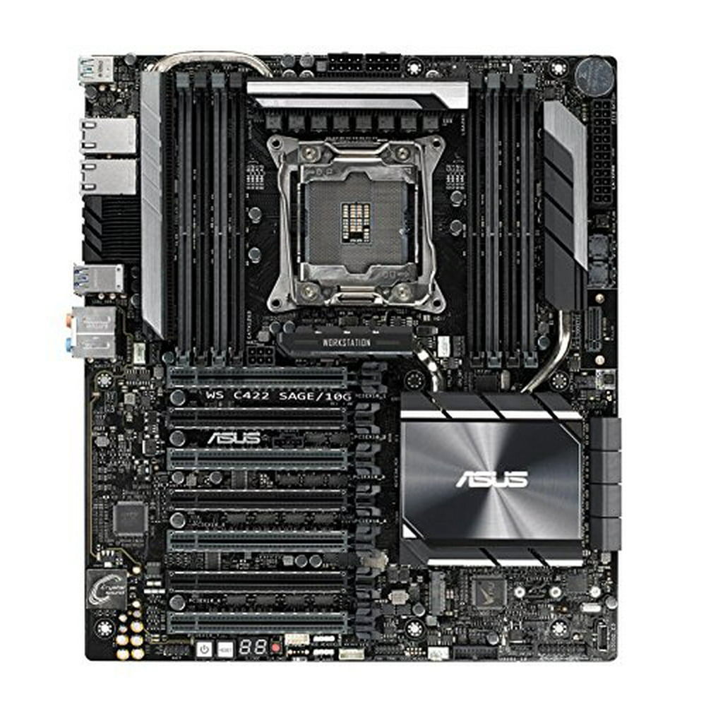 Asus WS C422 SAGE/10G Workstation Motherboard Intel Chipset Socket