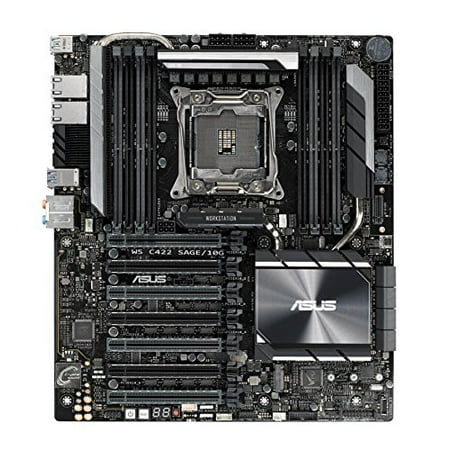 Asus WS C422 SAGE/10G Workstation Motherboard, Intel C422 Chipset, Socket R4 LGA-2066, Intel Optane Memory Ready, SSI CEB