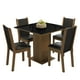 thumbnail image 1 of Juego de Comedor con Mesa y 4 Sillas Madesa Tifani Marrón/Negro, 1 of 11