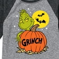thumbnail image 3 of The Grinch - Grinch And Pumpkin - Toddler & Youth Raglan Graphic T-Shirt, 3 of 5