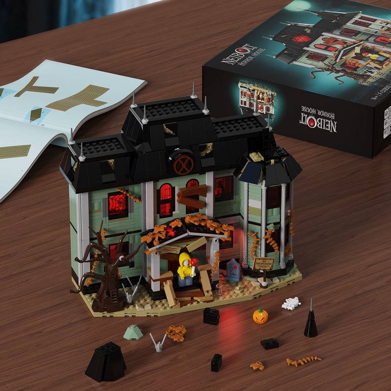 Halloween Horror House Building Block Set Scary Toy Horror Castle