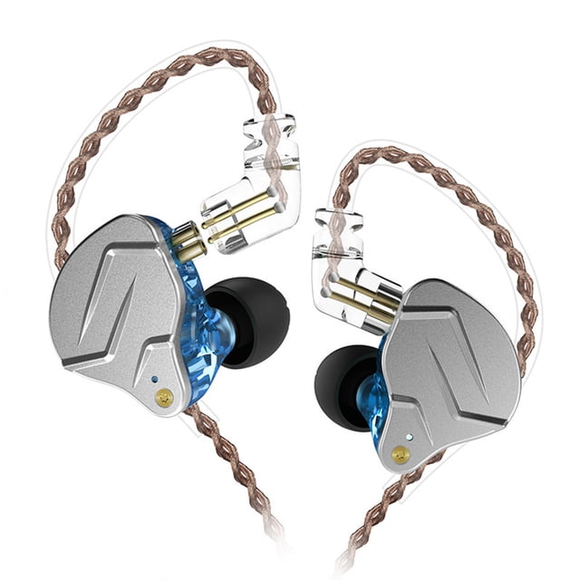 KZ ZSN Pro WiRojo Jack de 3.5 mm en auriculares con orejas con micrófono Hifi Sport Auriculares Híbridos Auriculares Música para teléfonos celulares Azul Regular Inevent EL022597-05B