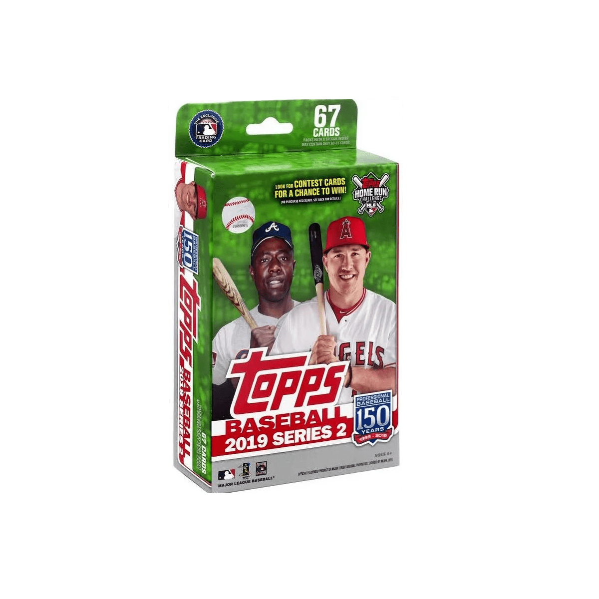 2019 Topps Series 2 Baseball Hanger Box Walmart Exclusive Over 65