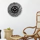 thumbnail image 5 of Reloj de pared musulmán Reloj de pared acrílico de caligrafía islámica creativa para sala de Dormitorio Cocina Hogar Eid Ramadán Decoración - Negro indio BLESIY Reloj de pared, 5 of 8