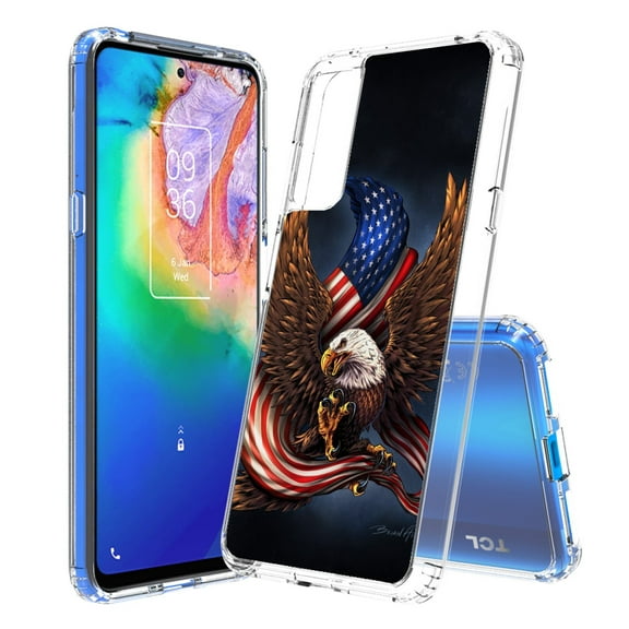 AquaFlex Hybrid Slim Designed For TCL 20S 6.67"Case Transparent Clear