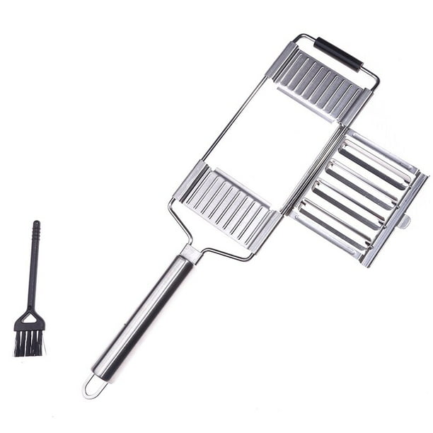 4 In 1 Shredder Cutter Stainless Steel Portable Manual Vegetable Slicer Easy Clean Grater with
