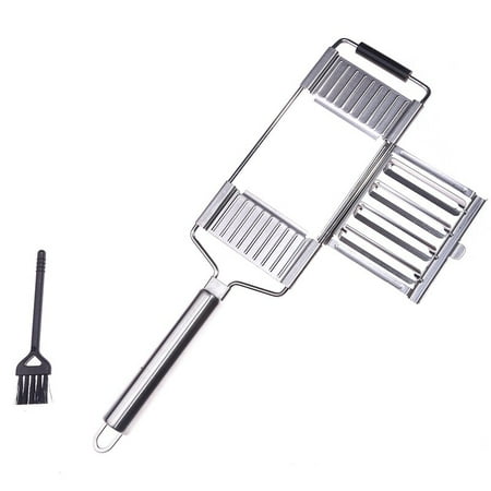 

4 In 1 Shredder Cutter Stainless Steel Portable Manual Vegetable Slicer Easy Clean Grater with Handle Multi Purpose Kitchen Tool