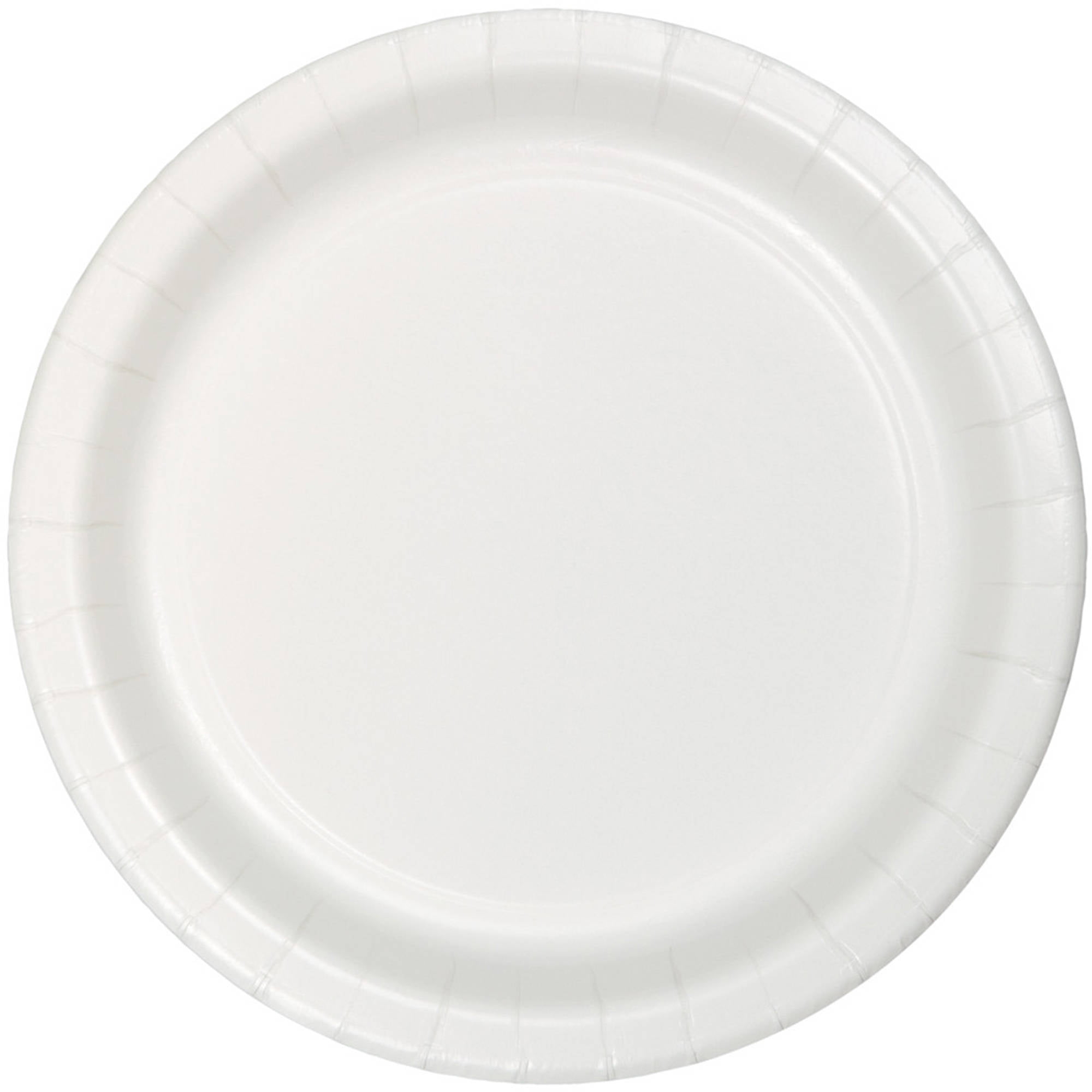 White Dessert Plates, 8pk