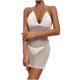 thumbnail image 2 of Falda de playa con gancho de mano sexy Blusa de bikini ahuecada Falda de tirantes de playa con conjunto de pantalones en T Fridja  nalpqowj48435, 2 of 6