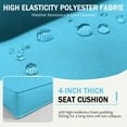 thumbnail image 4 of Kimunuk 9 Pcs Outdoor Patio Replacement Cushions,Waterproof Cushions for 4-Seat Outdoor Sectional Sofa Couch, Lake Blue, 4 of 6