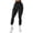 Black, variant on YIFUNIN Women's Solid Color Hip Lifting Yoga Pants, Ribbed Knit Fitness Leggings for Exercise Workout, High Waist Tummy Control,Black L