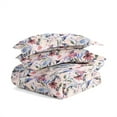 thumbnail image 2 of Pink 3 Piece Watercolor Floral Reversible Comforter Set , Twin/Twin XL, by Made Supply Co., 2 of 5