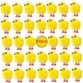 thumbnail image 4 of 60pcs Easter Mini Chicks Chenille Easter Chicken Decorations Cartoon Fluffy Plush Farm Chicken Figures Kids DIY Easter Easter Basket Stuffers Party Favors, 4 of 7