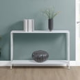 thumbnail image 2 of Convenience Concepts Table Console Tucson en Fini Bois Blanc et Cadre en Métal, 2 of 5