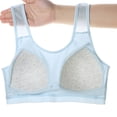 thumbnail image 6 of WCJM Women's Nylon,Spandex Grey nylon underwear Bras For Women Full Coverage Underwire Bras Plus Size Bra Without Steel Ring Everyday Bra, 6 of 6