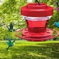 thumbnail image 1 of Comedero para colibríes para exteriores, comederos de plástico para colibríes, boca ancha para fácil llenado/limpieza para exteriores, 1 of 5
