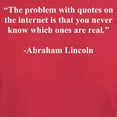 thumbnail image 3 of CafePress - Abraham Lincoln Internet Quote T Shirt - Men's Classic Graphic Cotton T-Shirt, 3 of 4