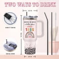 thumbnail image 3 of 40th Birthday Gifts Women, 1985 Tumbler for 40 Year Old Women, Gift for Womens Turning 40, Since 1985, 40 Oz Tumbler with Handle Lid and Straw, 3 of 6