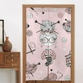 thumbnail image 4 of XMXT Japanese Noren Doorway Room Divider Curtain,Fabric Girl Print Restaurant Closet Door Entrance Kitchen Curtains, 34 x 56 inches, 4 of 7