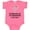 Hot Pink, variant on Inktastic Hanukkah Babys 1st Menorah Boys or Girls Baby Bodysuit