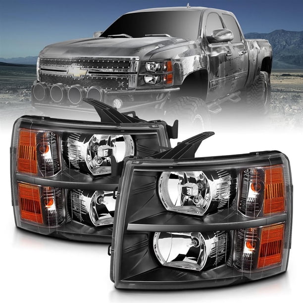 ANZO USA Headlight Assembly 111393 Crystal; Halogen Bulb; Standard Beam ...