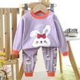thumbnail image 2 of Toddler Boys Clothing Sets Spring Fall Graphic Print Sweatshirt Casual Pants Sets Boys' Clothing Sets, 2 of 2