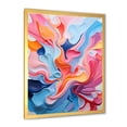 thumbnail image 2 of Designart "Colorful Abstract Liquid Ink II" Abstract Framed Wall Art - Modern Colorful Abstract Liquid Ink Living Room Framed Canvas Art, 2 of 6