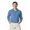 Flo Blue, variant on Y.F.H sunbest Comfort Colors Men's 1/4 Zip Collar Sweatshirts, Long Sleeve Pullover Tops, Style 1580