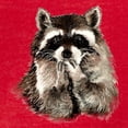 thumbnail image 3 of CafePress - Cute Humorous Watercolor Raccoon Blowing A T Shirt - Mens Football Shirt, 3 of 4