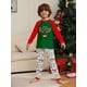 thumbnail image 4 of Conjunto de pijamas familiares a juego de Navidad 2025, pijamas con estampado Dear, ropa para adultos y niños, conjunto de mono para bebé y ropa para perros, 4 of 5