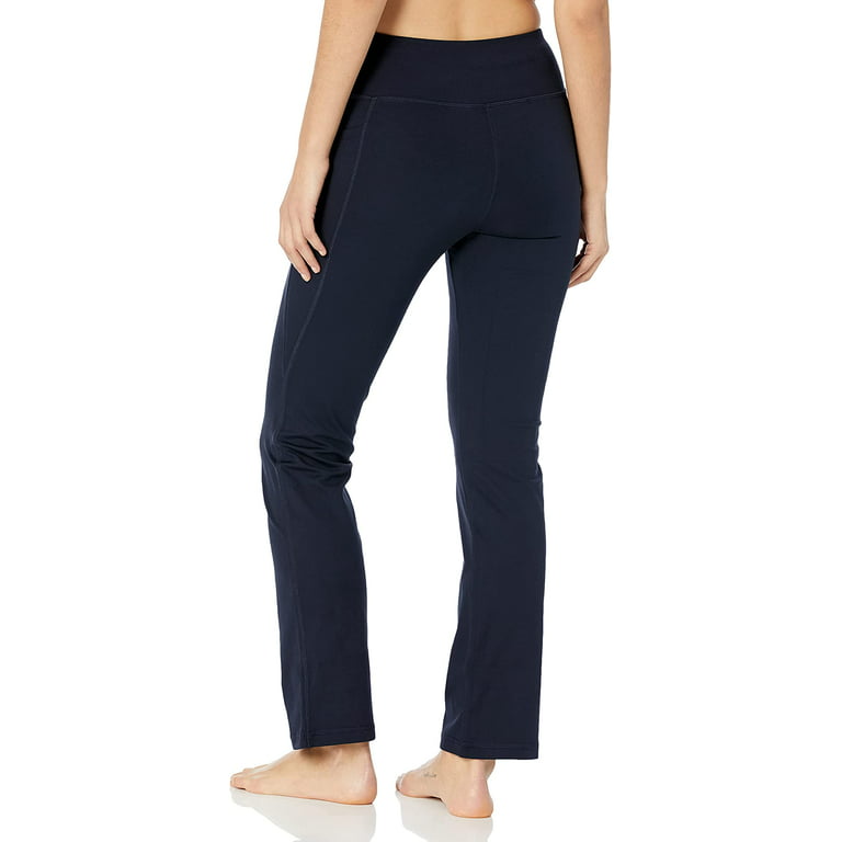 Jockey Women's Premium Pocket Yoga Pant (Neo Navy, XS)