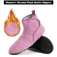 thumbnail image 6 of Deago Women Warm Bootie Slipper Socks Winter Cozy Fuzzy House Shoes Non Slip Soft Lightweight Indoor Outdoor, 6 of 10