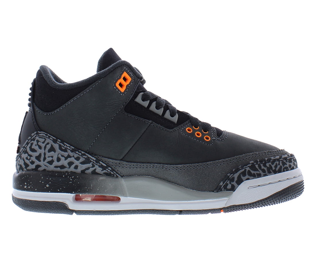 Nike Air Jordan 3 Retro Suede GS Boys Shoes Size 5, Color: Night Stadium/Total Orange