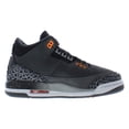 thumbnail image 2 of Nike Air Jordan 3 Retro Suede GS Boys Shoes Size 6, Color: Night Stadium/Total Orange, 2 of 4