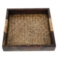 thumbnail image 4 of NICEXMAS 1Set Wood Serving Plate Square Vintage Design Trays for Eating 9.00X9.00X1.73In, 4 of 8