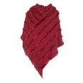 thumbnail image 1 of Suéter de punto bohemio para mujer, otoño e invierno, talla grande, con capucha, chal, poncho, chal de punto, capa, borla, 1 of 5