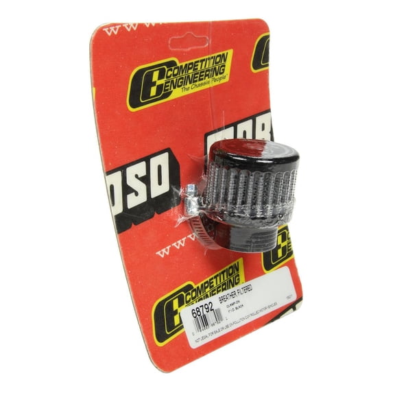 Moroso Clamp On Breather - Fits 1in ID Tubes