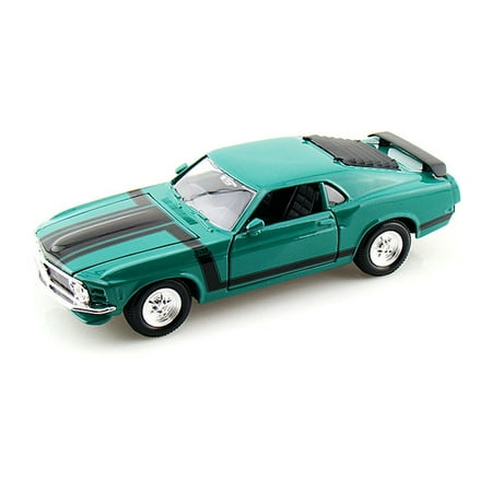 302 Mustang Engine - 1970 Ford Mustang Boss 302, Green - Maisto Special Edition 31943 - 1/24 Scale Diecast Model Toy Car