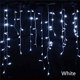 thumbnail image 2 of Guirnalda de luces LED de 5 m, 16,4 pies, caída de 0,4 m, 0,5 m y 0,6 m, guirnalda de carámbanos para Navidad, vacaciones, bodas, fiestas, decoración al aire libre, 2 of 5