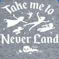 thumbnail image 3 of Disney - Peter Pan - Take Me to Neverland - Toddler And Youth Raglan Graphic T-Shirt, 3 of 4