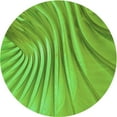 thumbnail image 1 of Ahgly Company Machine Washable Indoor Round Transitional Emerald Green Area Rugs, 4' Round, 1 of 7